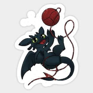 Dragons just wanna get fun! Sticker